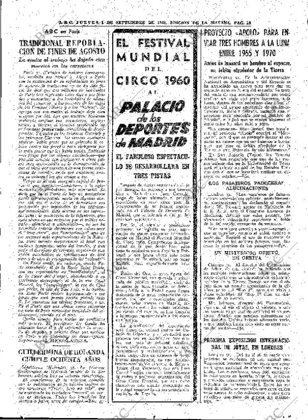 ABC MADRID 01-09-1960 página 18