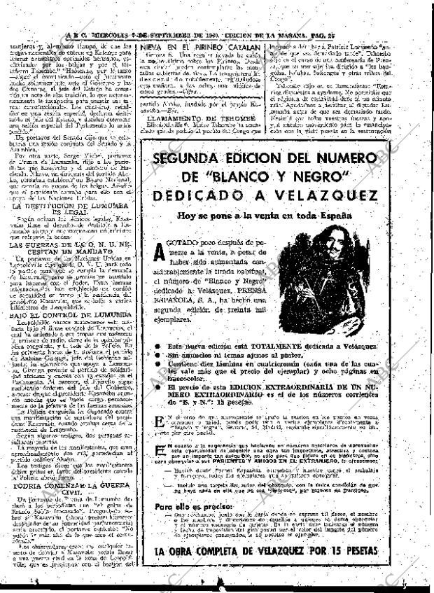 ABC MADRID 07-09-1960 página 25
