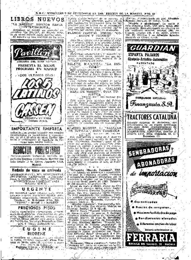 ABC MADRID 07-09-1960 página 40
