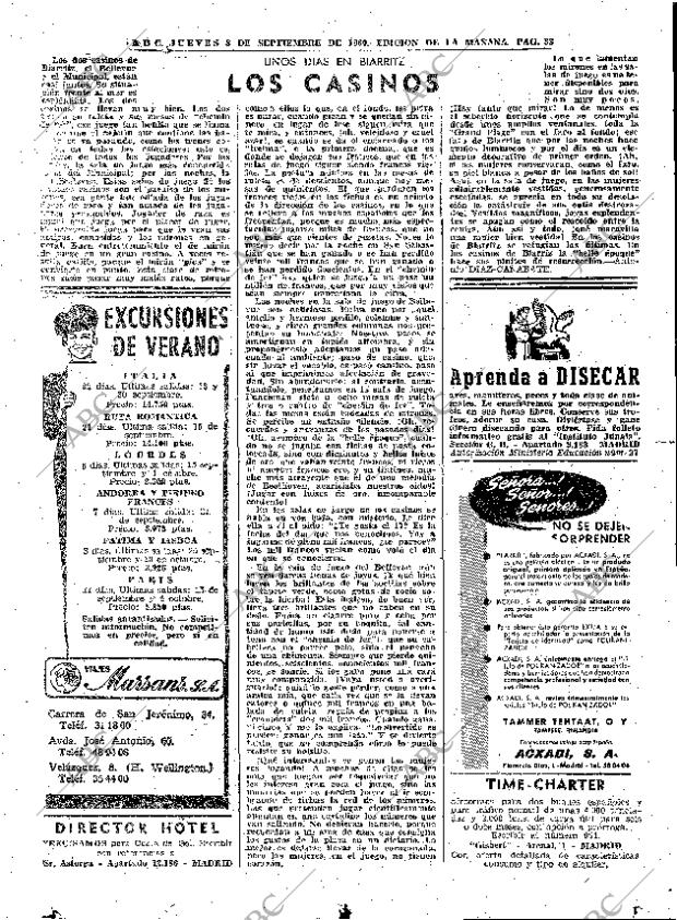 ABC MADRID 08-09-1960 página 33