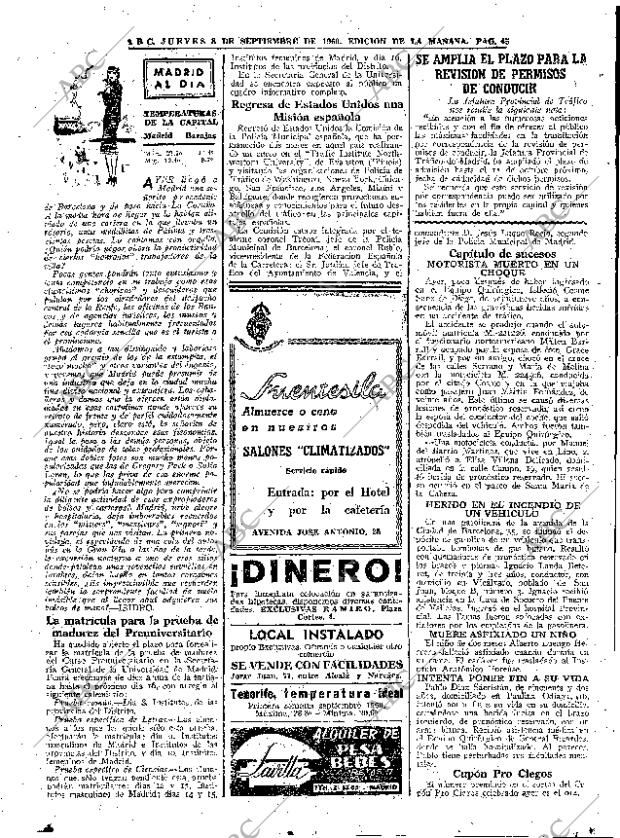 ABC MADRID 08-09-1960 página 45