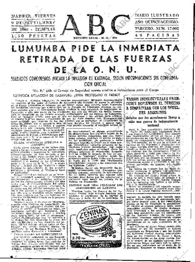 ABC MADRID 09-09-1960 página 15