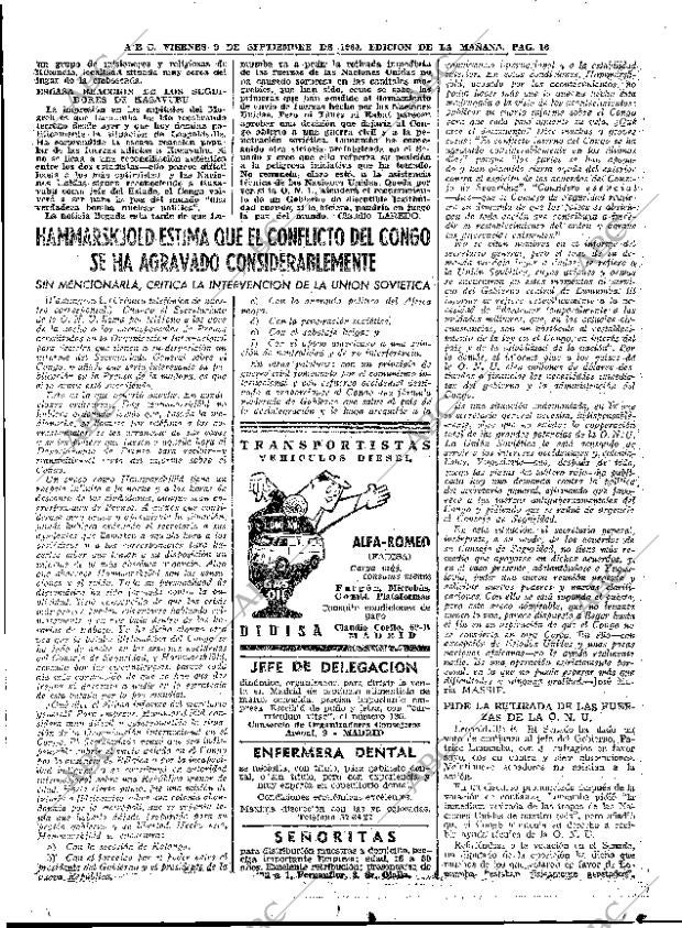 ABC MADRID 09-09-1960 página 16