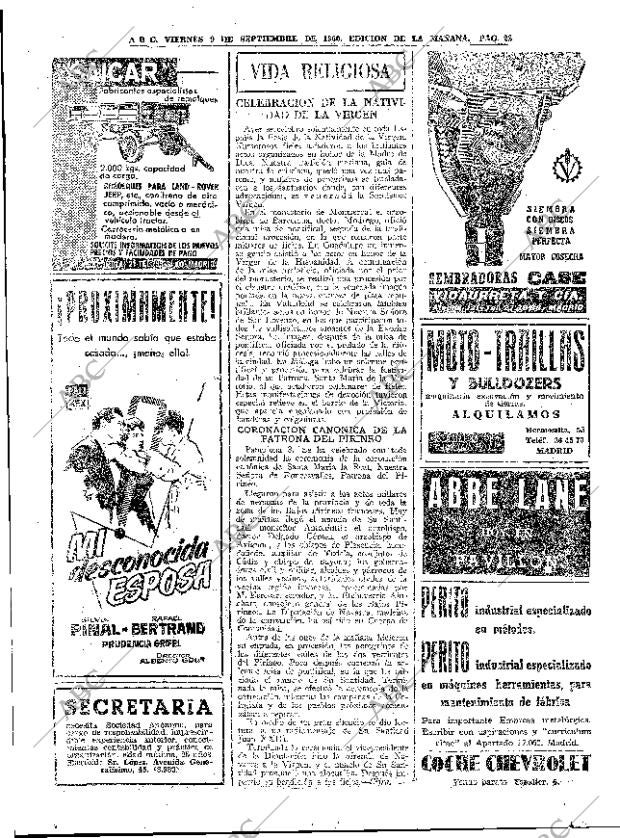 ABC MADRID 09-09-1960 página 22