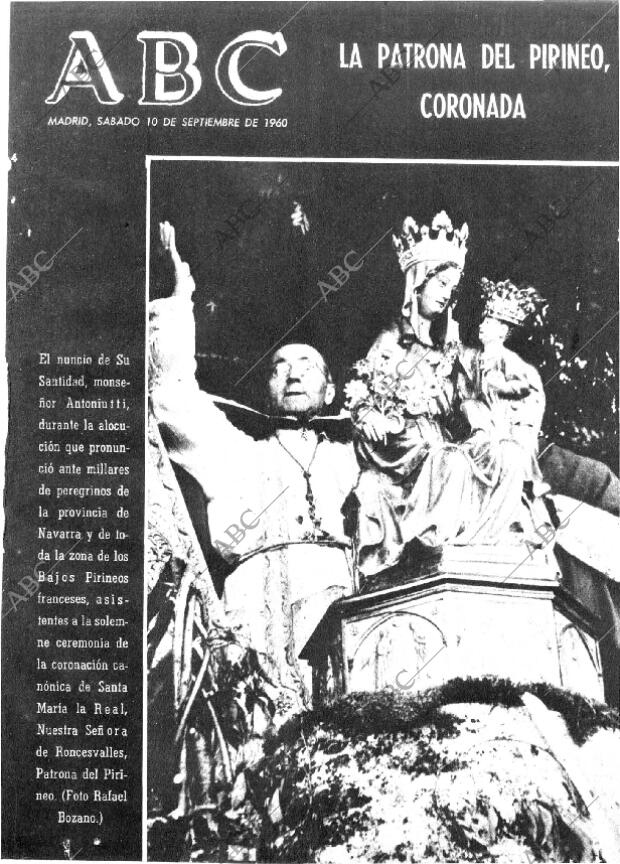 ABC MADRID 10-09-1960 página 1