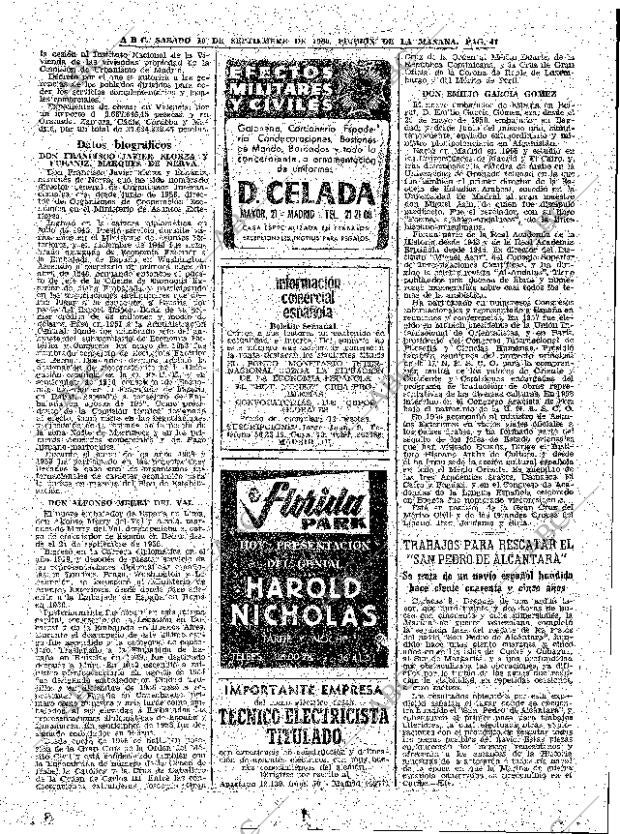 ABC MADRID 10-09-1960 página 41