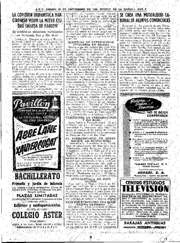 ABC MADRID 10-09-1960 página 42