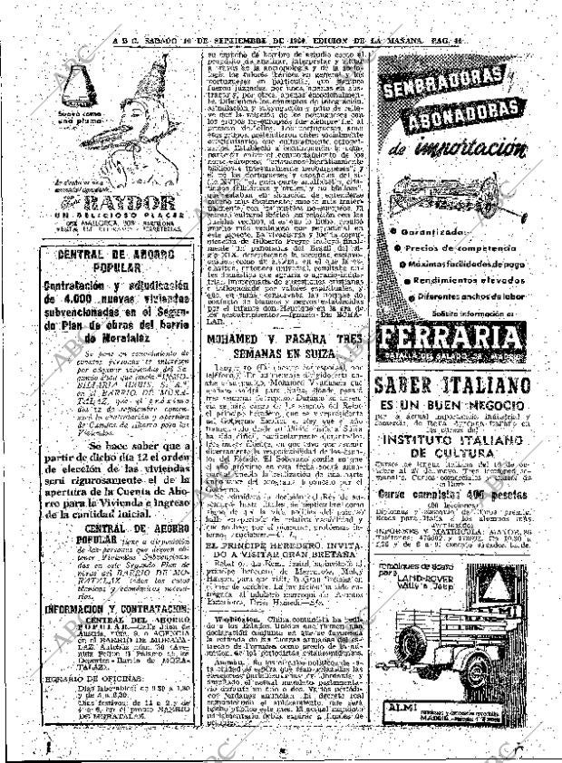 ABC MADRID 10-09-1960 página 44