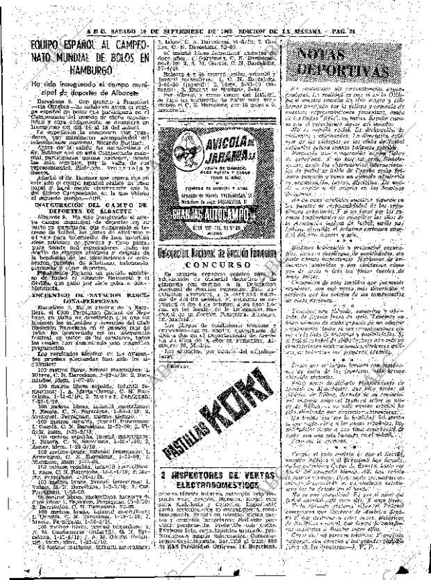 ABC MADRID 10-09-1960 página 54