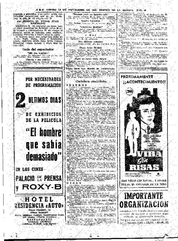 ABC MADRID 10-09-1960 página 58