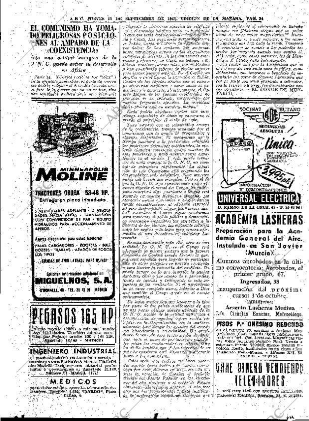 ABC MADRID 15-09-1960 página 34