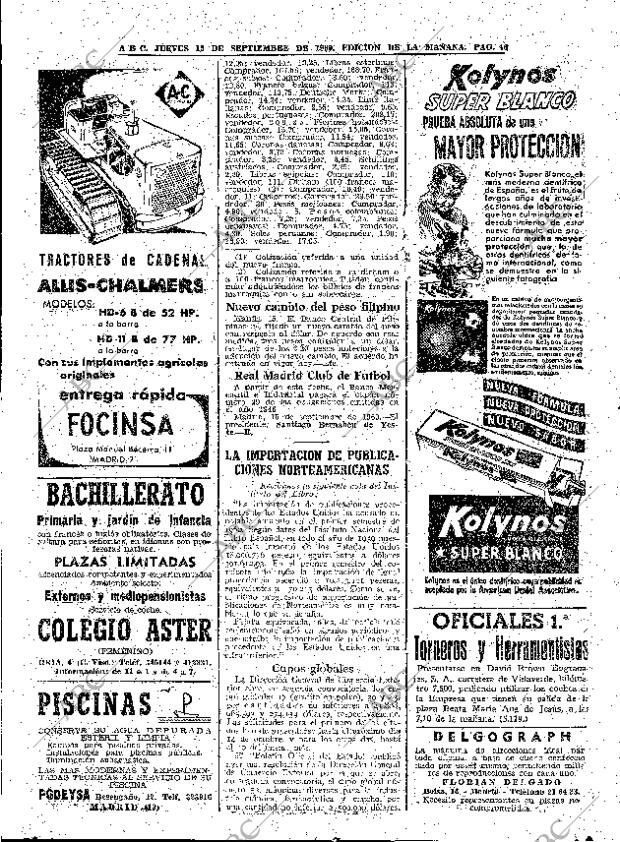 ABC MADRID 15-09-1960 página 46