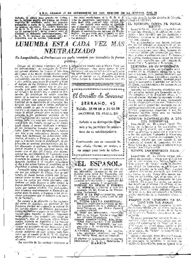 ABC MADRID 17-09-1960 página 36