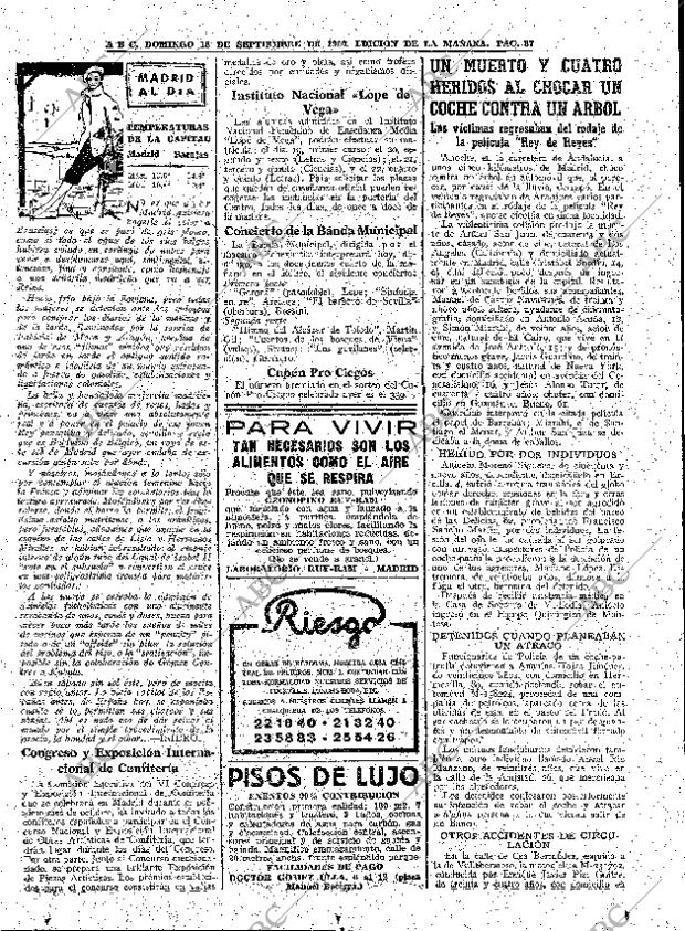 ABC MADRID 18-09-1960 página 87