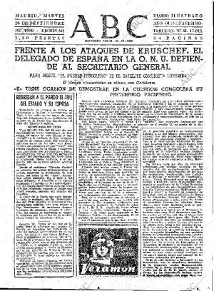 ABC MADRID 20-09-1960 página 23