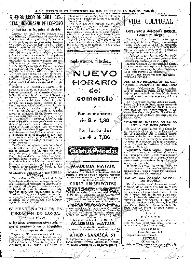 ABC MADRID 20-09-1960 página 35