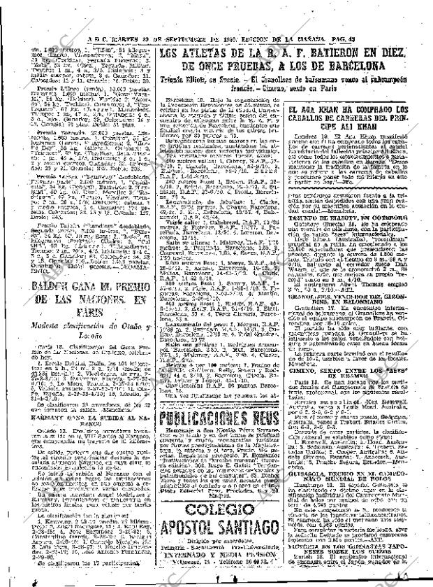 ABC MADRID 20-09-1960 página 48