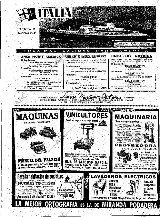 ABC MADRID 20-09-1960 página 6