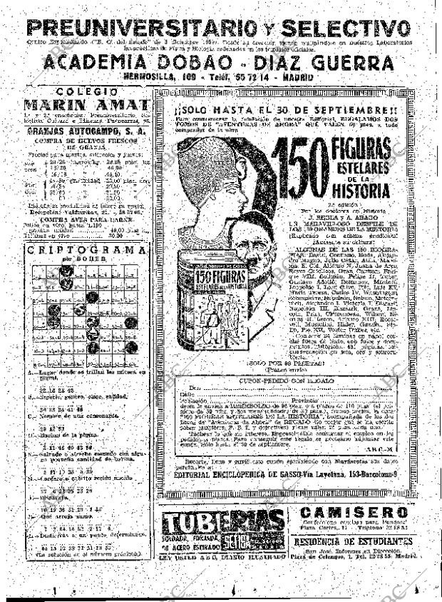 ABC MADRID 20-09-1960 página 63