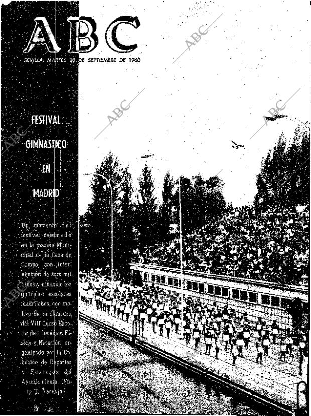 ABC SEVILLA 20-09-1960 página 1