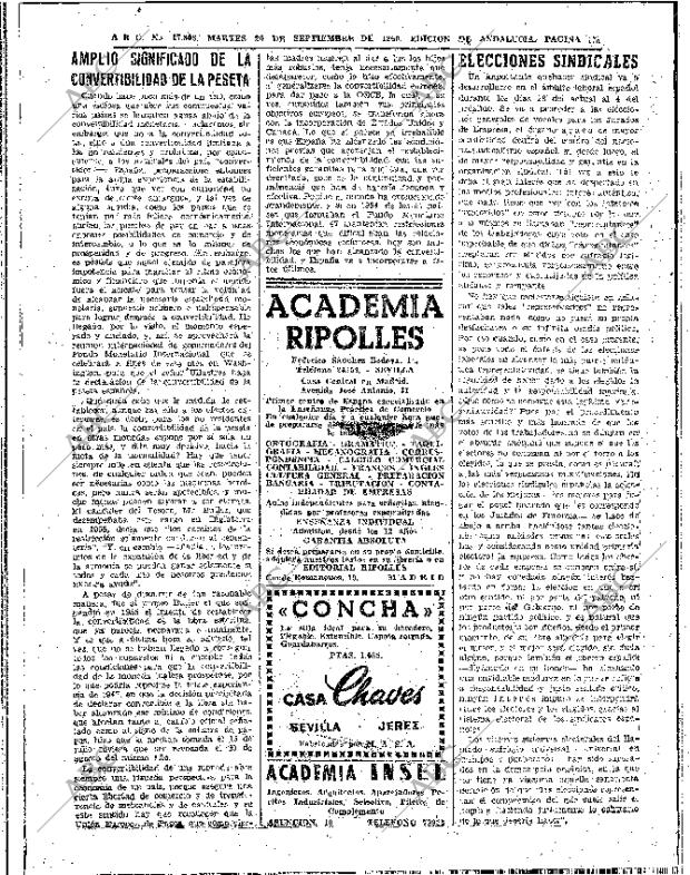 ABC SEVILLA 20-09-1960 página 22