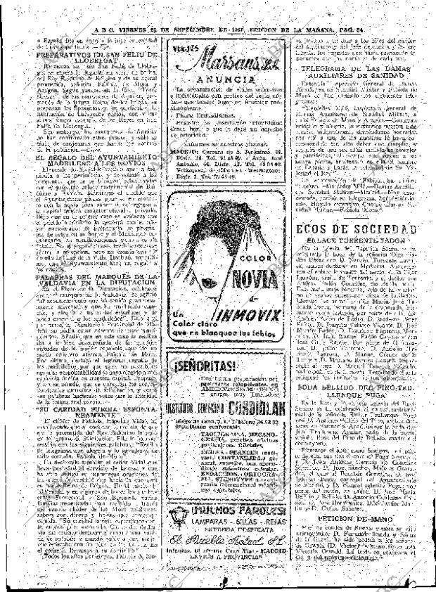 ABC MADRID 23-09-1960 página 34