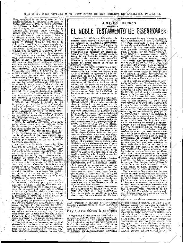 ABC SEVILLA 23-09-1960 página 17