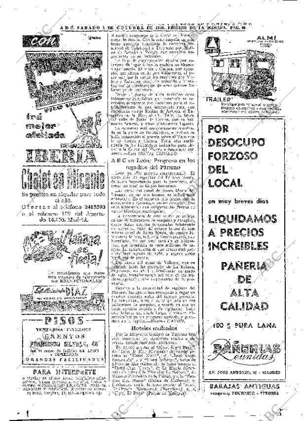 ABC MADRID 01-10-1960 página 68