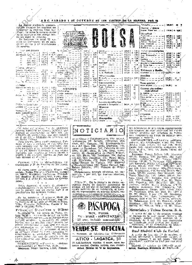 ABC MADRID 01-10-1960 página 72