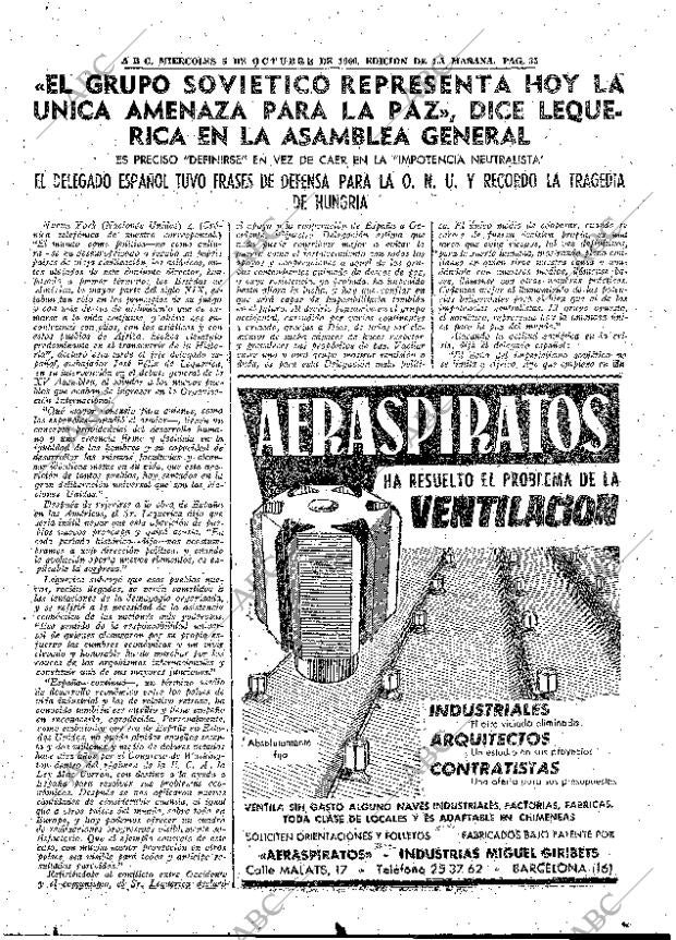 ABC MADRID 05-10-1960 página 35