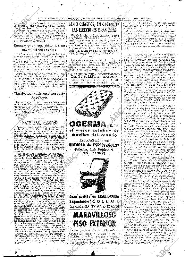 ABC MADRID 05-10-1960 página 40