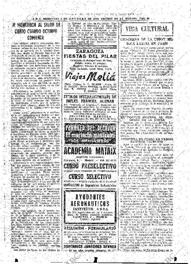 ABC MADRID 05-10-1960 página 49