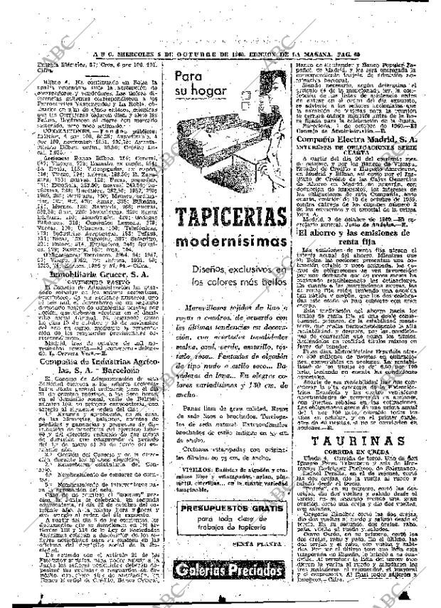 ABC MADRID 05-10-1960 página 60