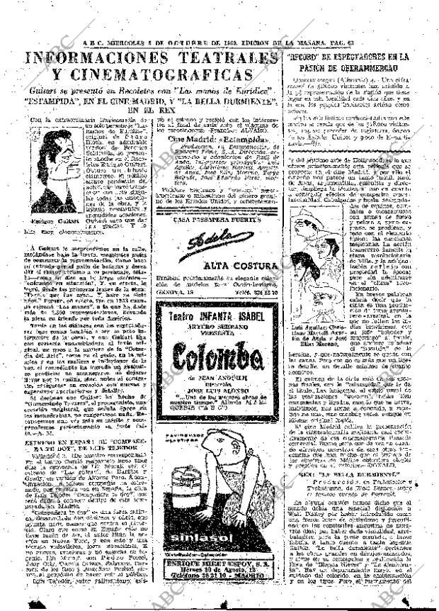 ABC MADRID 05-10-1960 página 63