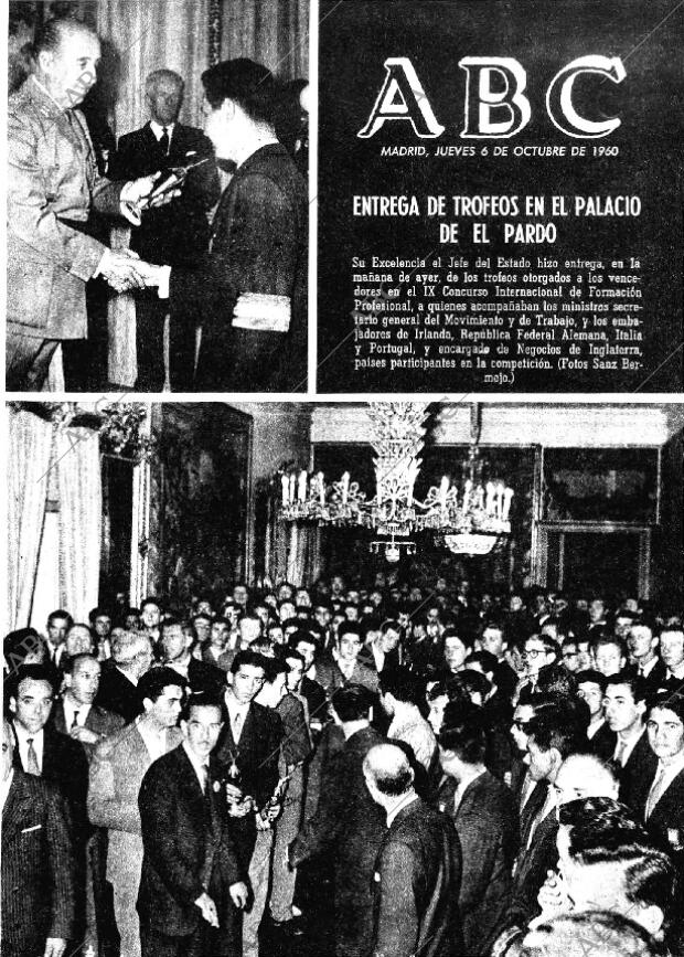 ABC MADRID 06-10-1960 página 1