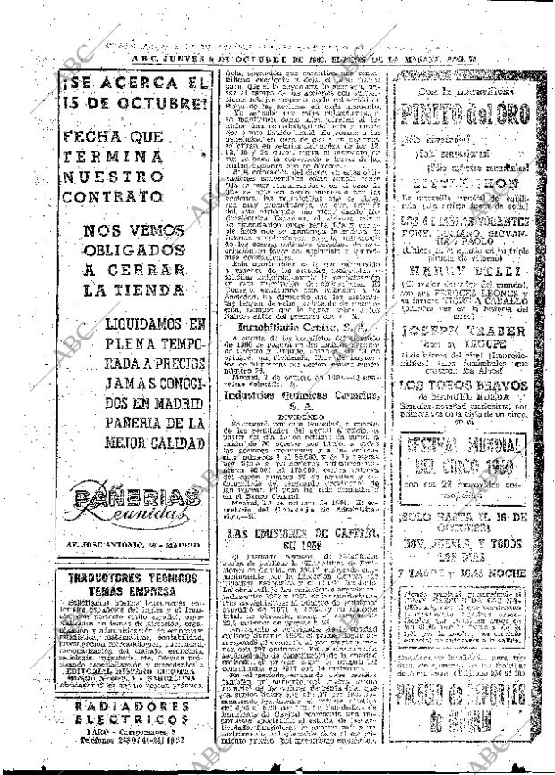 ABC MADRID 06-10-1960 página 78