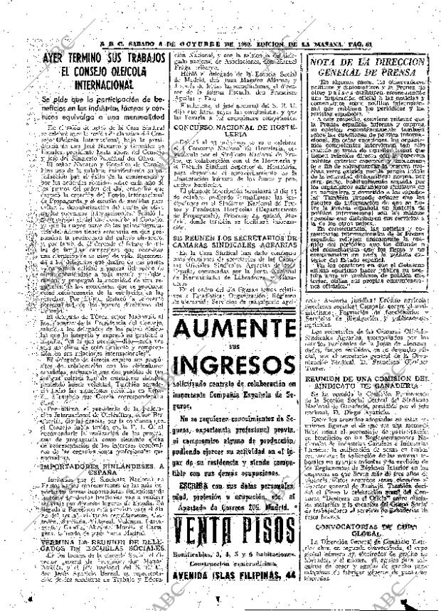 ABC MADRID 08-10-1960 página 61