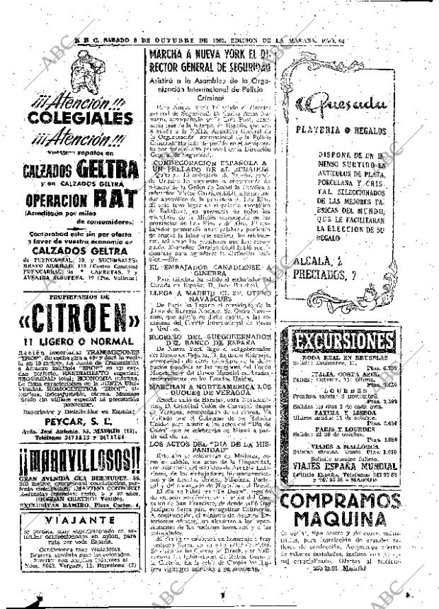 ABC MADRID 08-10-1960 página 62