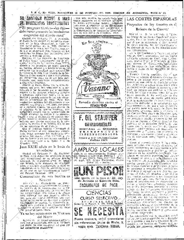 ABC SEVILLA 12-10-1960 página 16