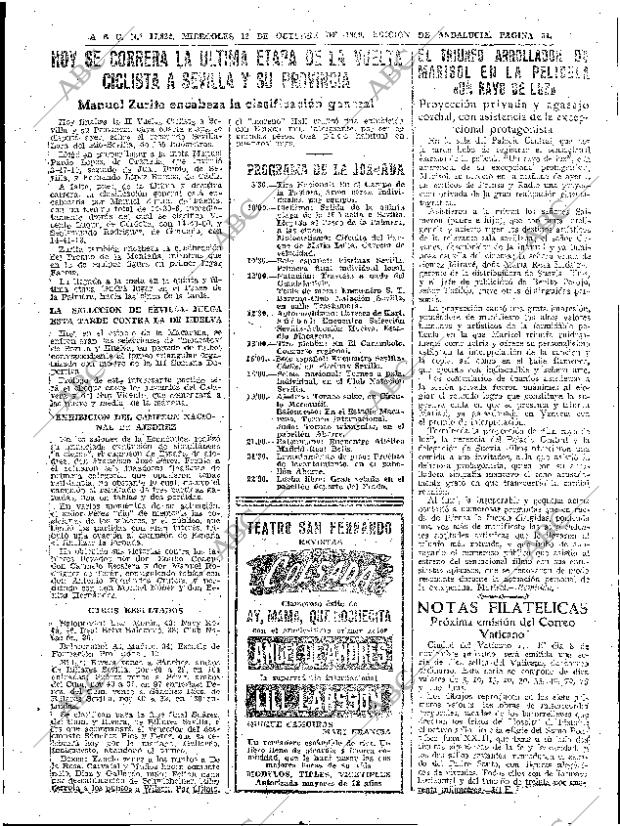 ABC SEVILLA 12-10-1960 página 31
