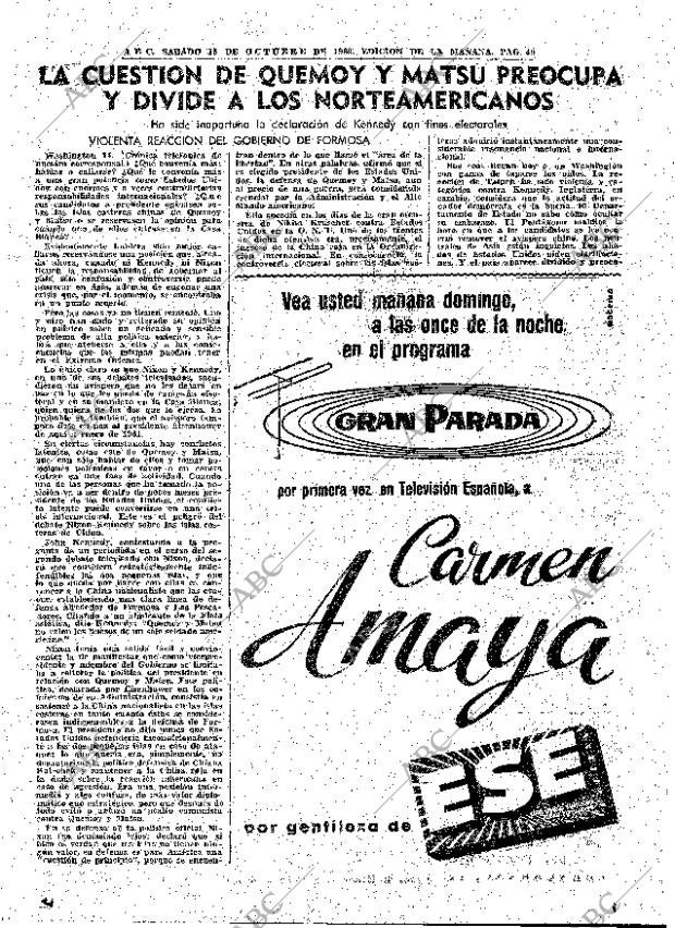 ABC MADRID 15-10-1960 página 49