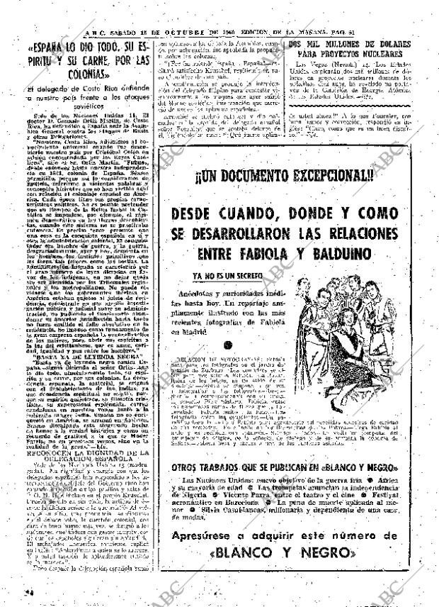 ABC MADRID 15-10-1960 página 51