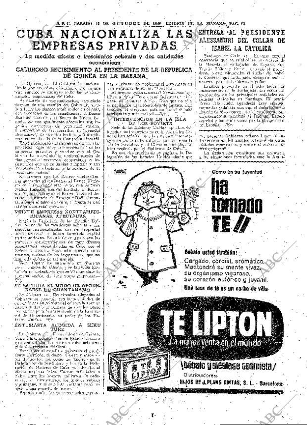 ABC MADRID 15-10-1960 página 53