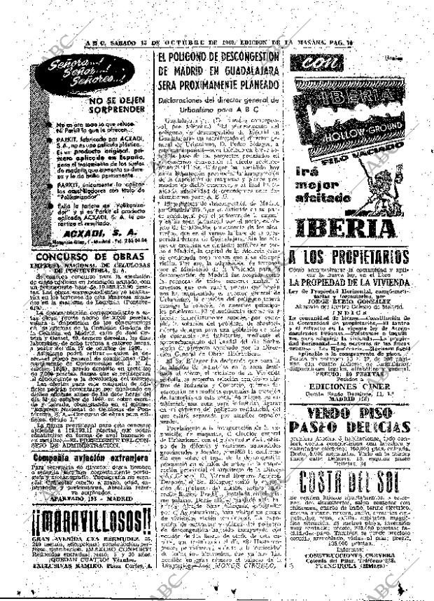 ABC MADRID 15-10-1960 página 70