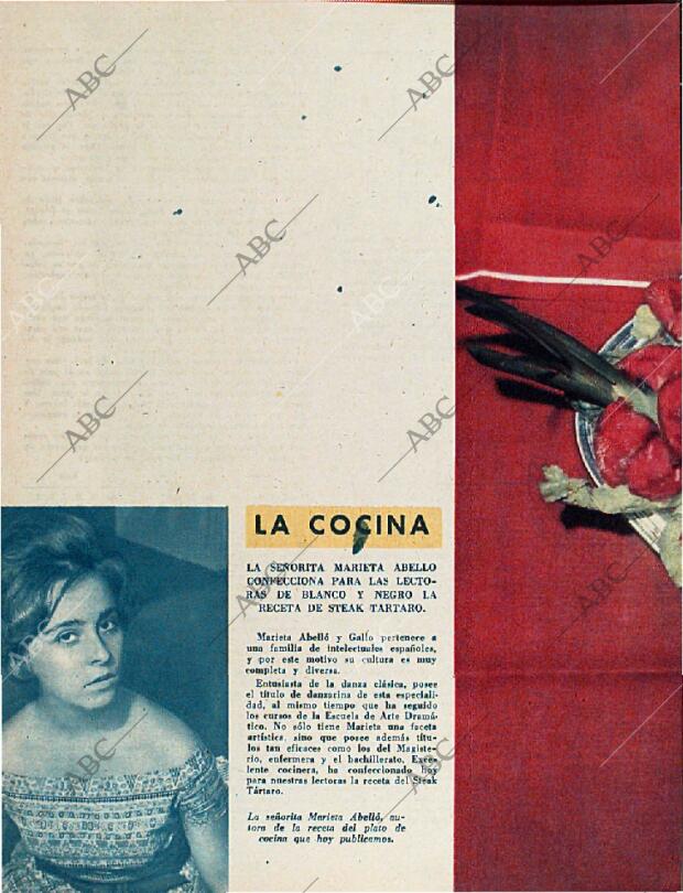 BLANCO Y NEGRO MADRID 15-10-1960 página 100
