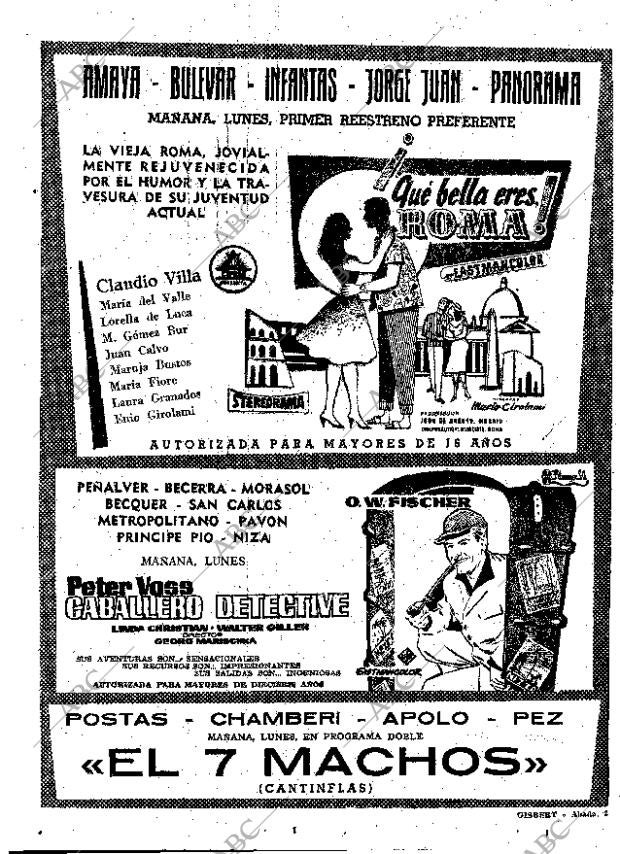 ABC MADRID 16-10-1960 página 54