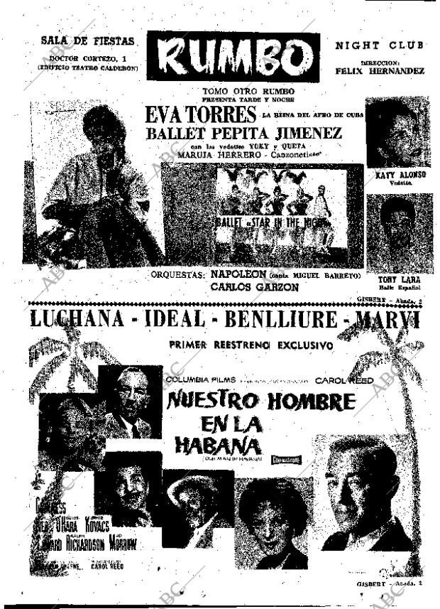 ABC MADRID 16-10-1960 página 62