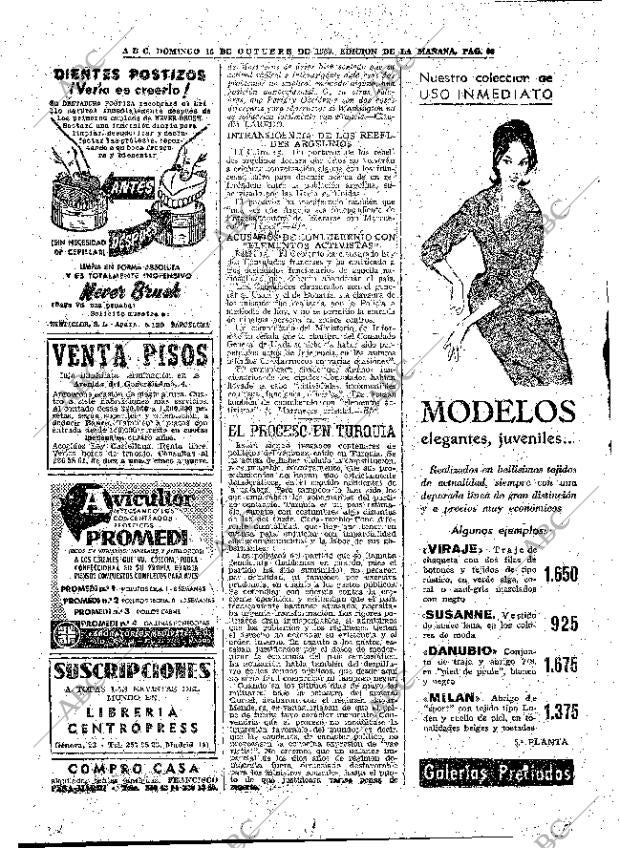 ABC MADRID 16-10-1960 página 66