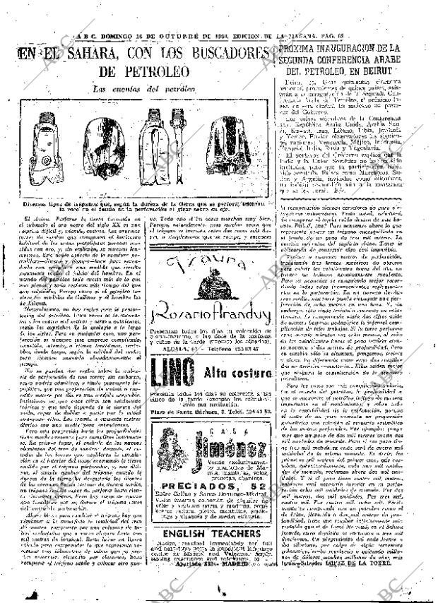 ABC MADRID 16-10-1960 página 69