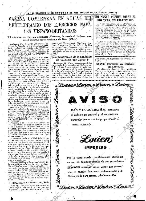 ABC MADRID 16-10-1960 página 71